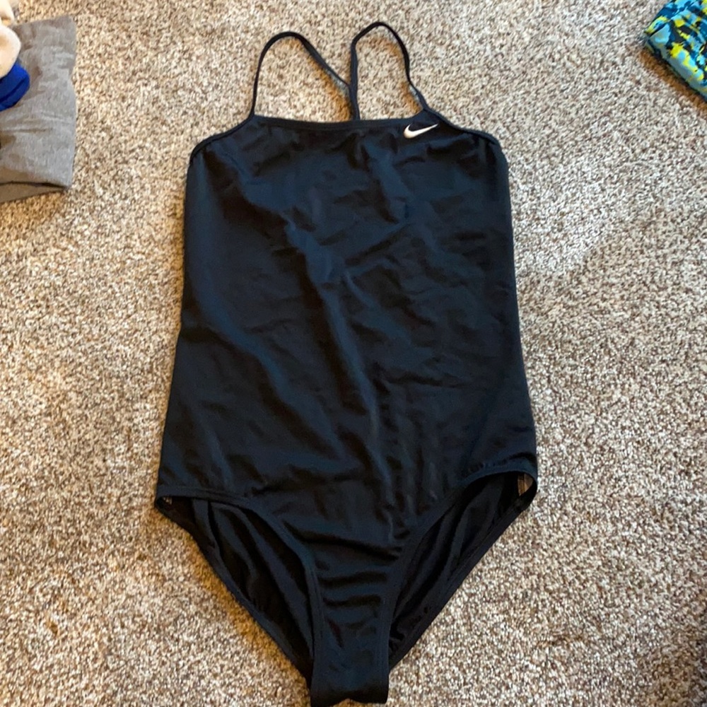 Black Nike One Piece Swimsuit Youth XL
